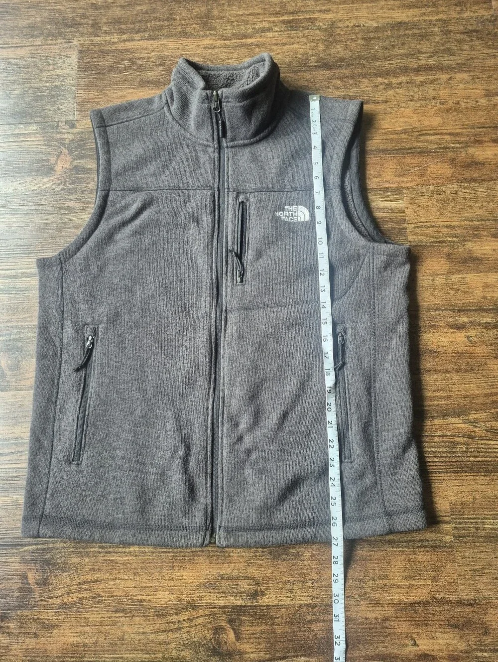 The North Face Mens Gray Fleece Vest Size Large